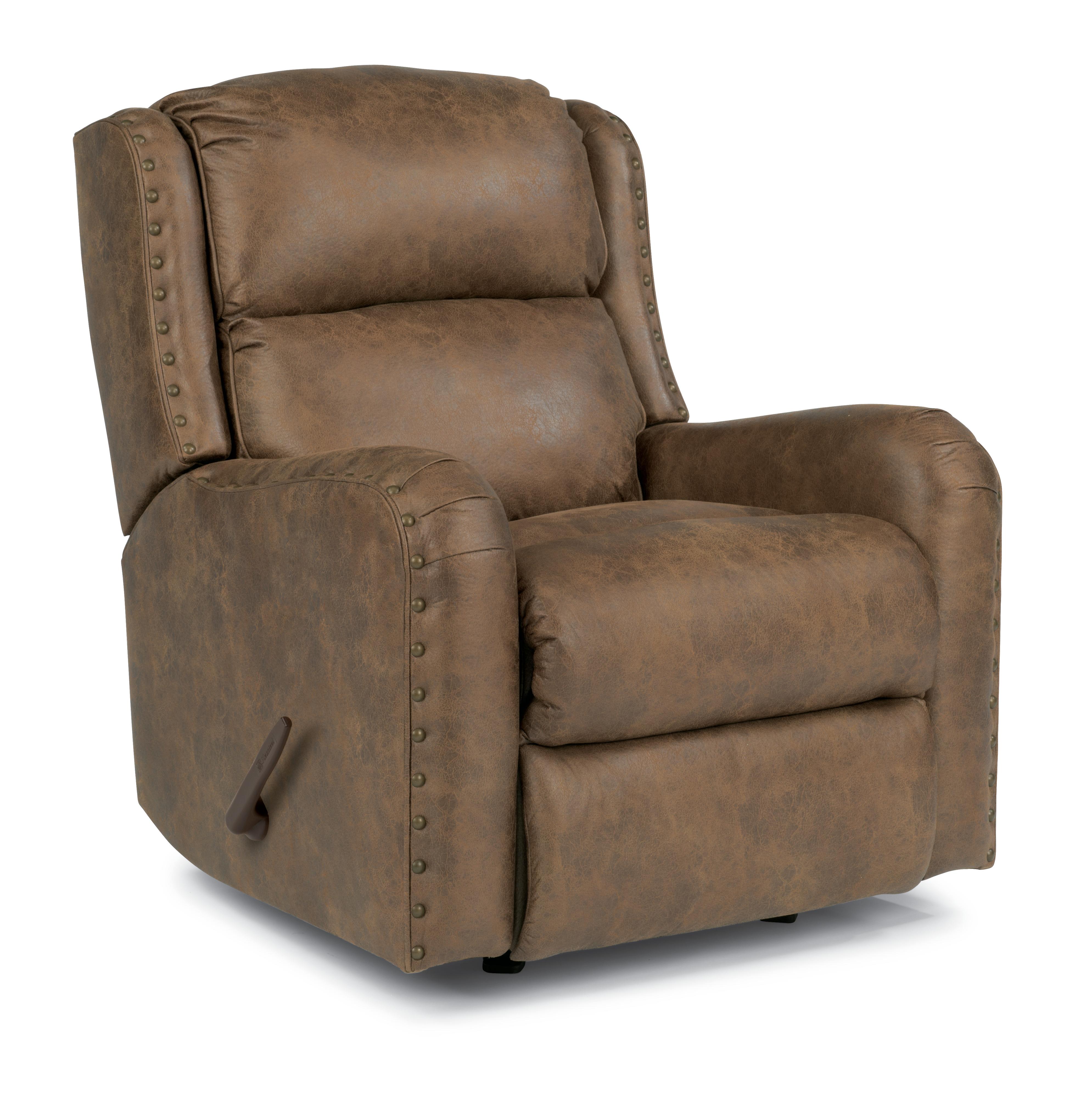 Oversized glider store recliner